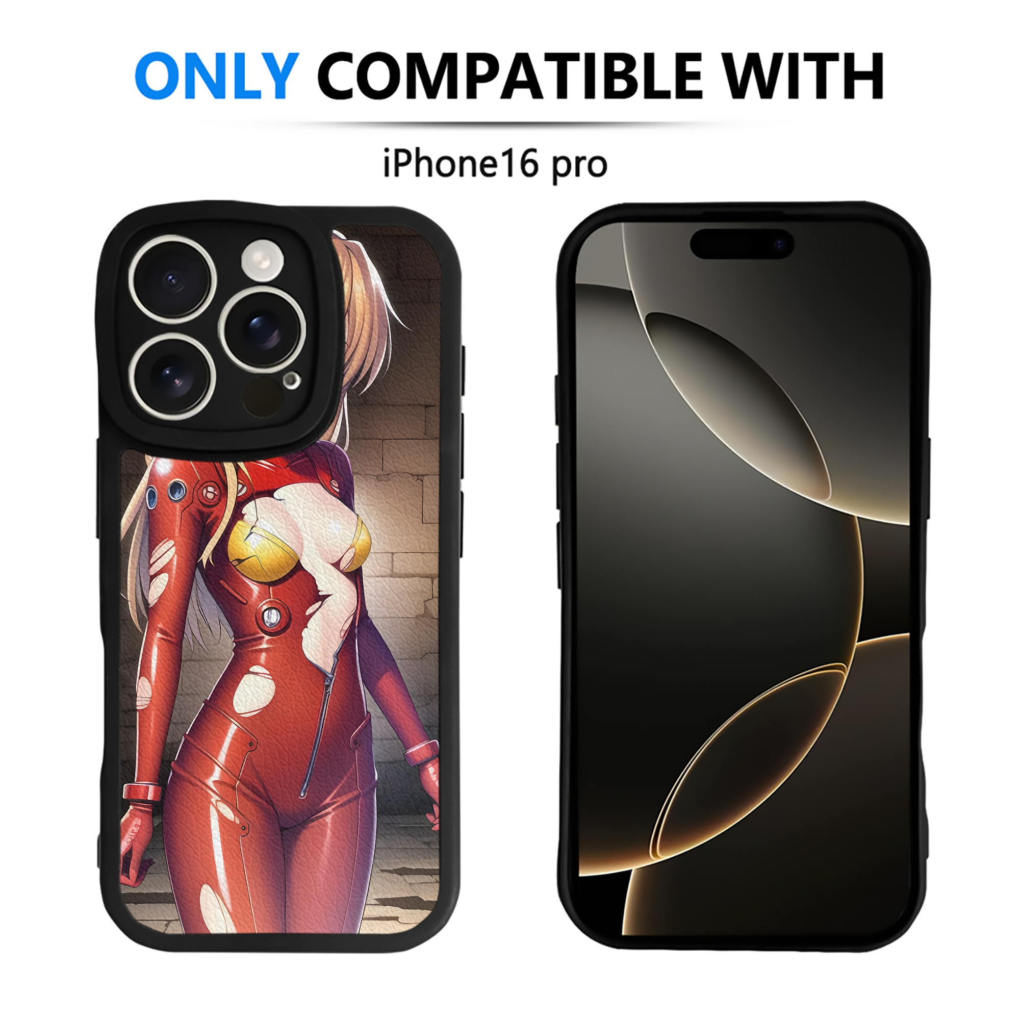 （画像用） EVA 新世紀エヴァンゲリオン 【iPhone 16シリーズ対応】シリコンスマホケース（レザー調） 材質：シリコン